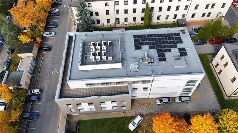 Vysočina sází na slunce: Domov Ždírec využívá energii z nové solární elektrárny