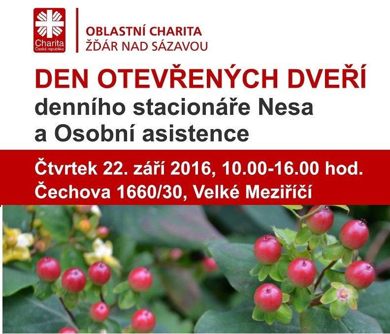 obrázek:  Den otevřených dveří denního stacionáře Nesa a Osobní asistence