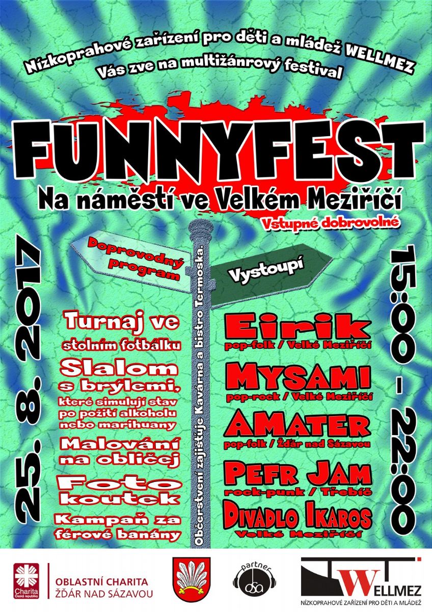 Uživatelé a dobrovolníci Wellmezu připravují Funny Fest