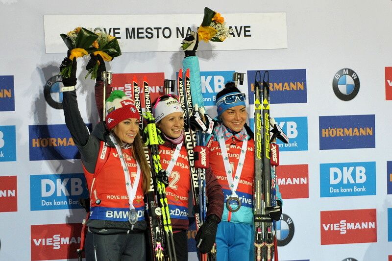 Koukalovou potrápily tři chyby, Chevalierová si spravila chuť