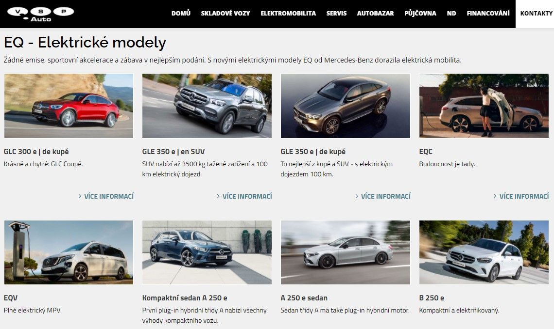 obrázek: Společnost VSP Auto, s.r.o. spustila online prezentaci ELEKTRO & HYBRID vozů Mercedes-Benz