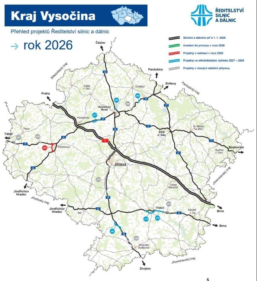 Oprava obchvatu Moravských Budějovic: 140 milionů a provoz kyvadlově po dobu 77 dní