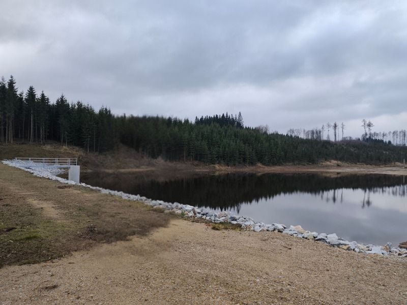 Vysočina zadržuje vodu: nové nádrže Vrzák a Partyzán