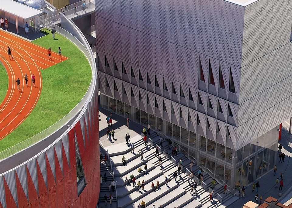 Jihlava otevírá běžecký ovál na střeše Horácké arény