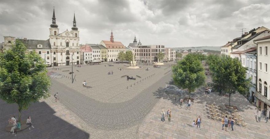 Revitalizace Masarykova náměstí v Jihlavě začne retenční nádrží. První etapa má odstartovat na jaře 2027