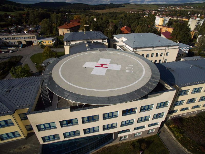 Novoměstská nemocnice zprovoznila heliport