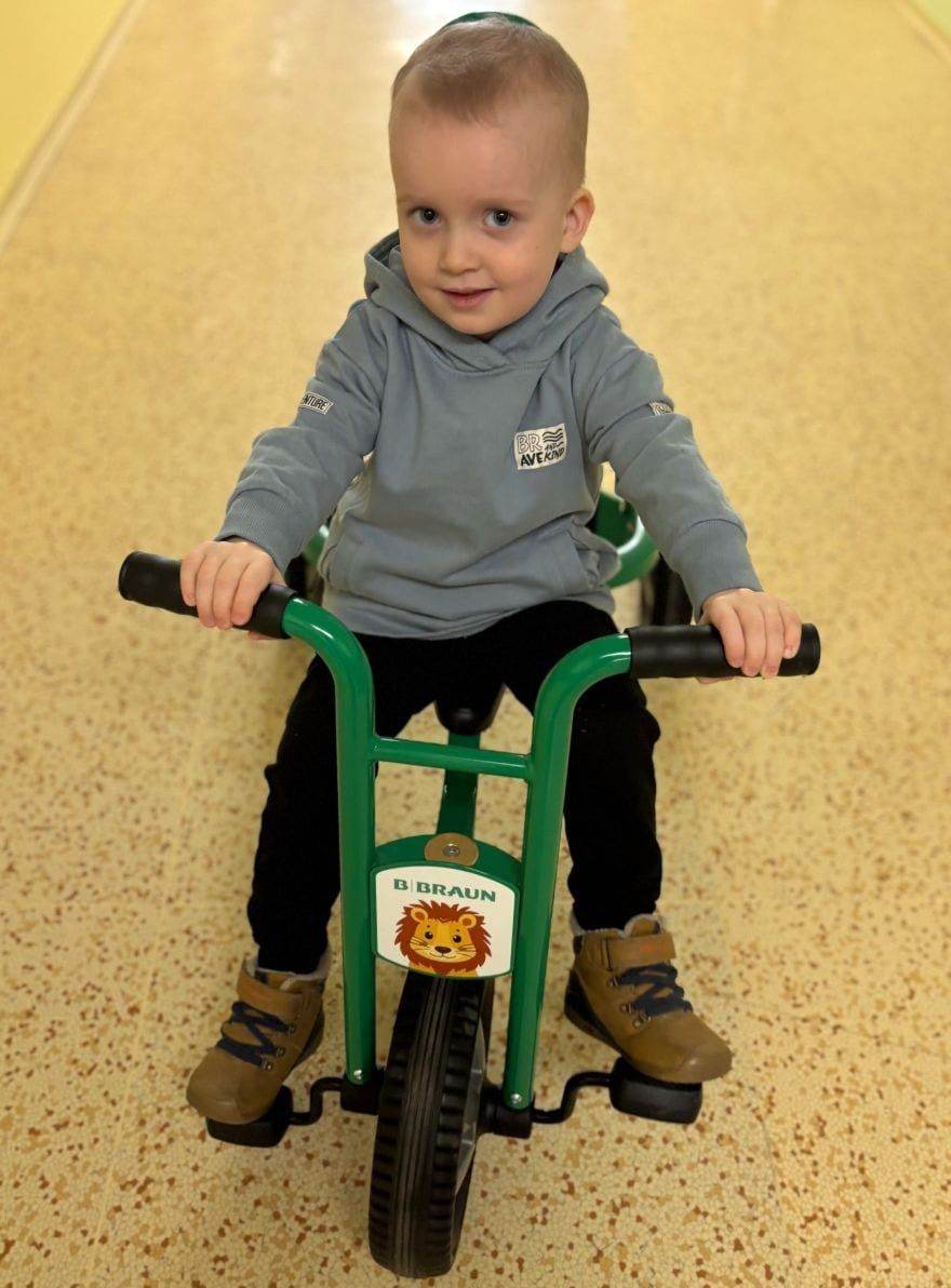 Speciální tříkolka zpříjemní dětem léčbu i během infuzí