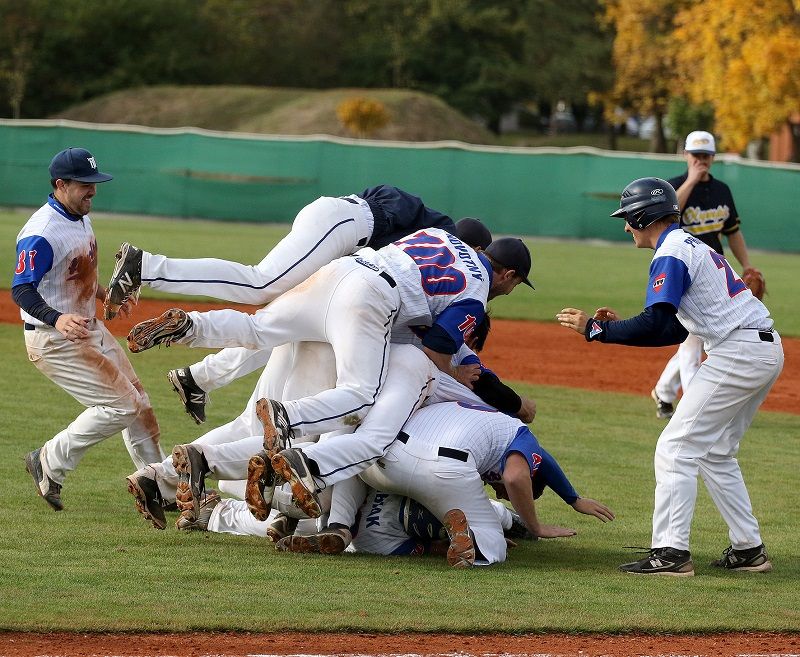 obrázek: Třebíč je vítězem první baseballové ligy