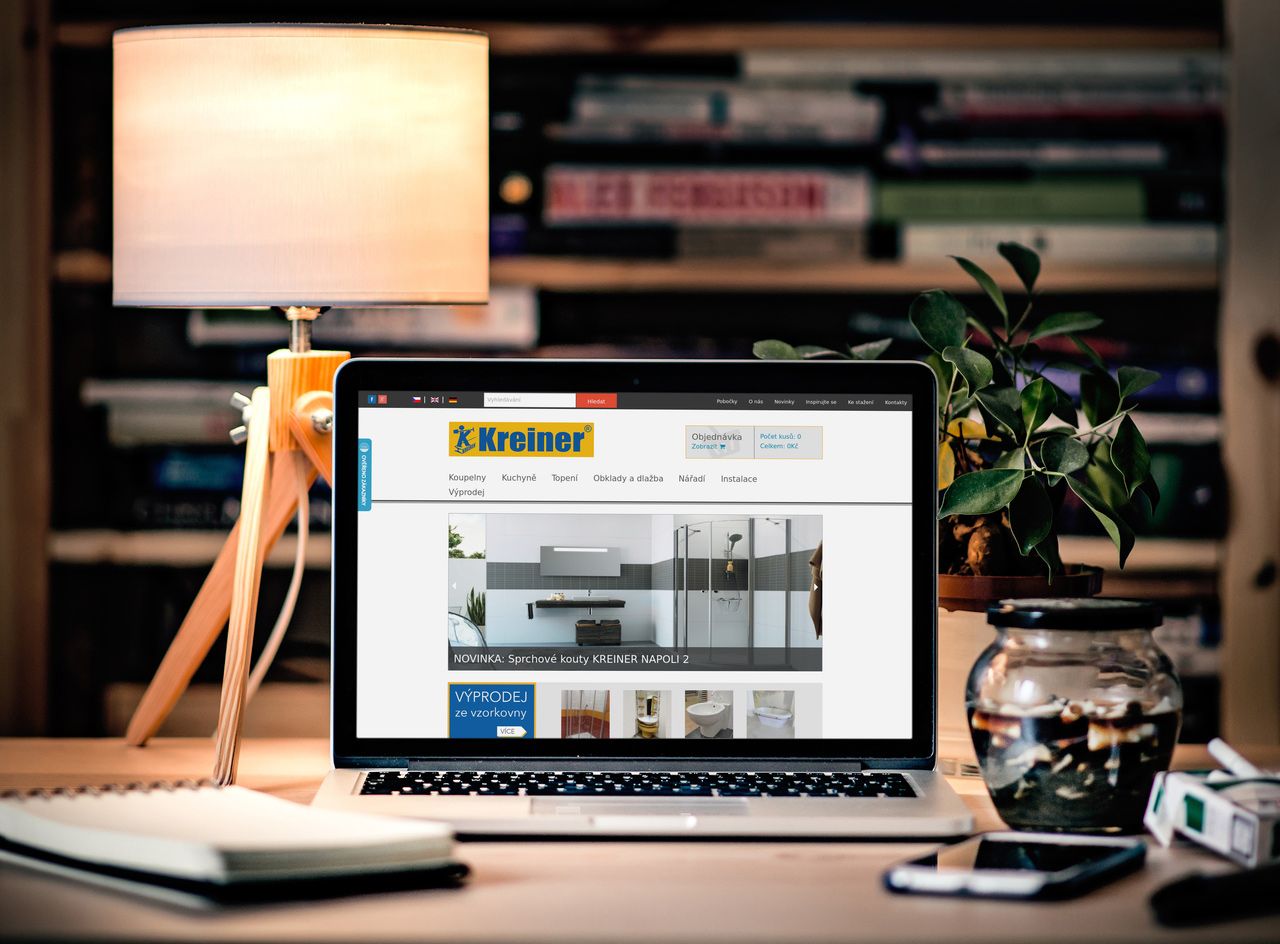 obrázek: Společnost KREINER s.r.o. spustila nový eshop