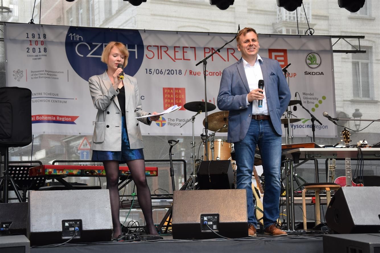 Vysočina bavila na Czech Street Party v Bruselu