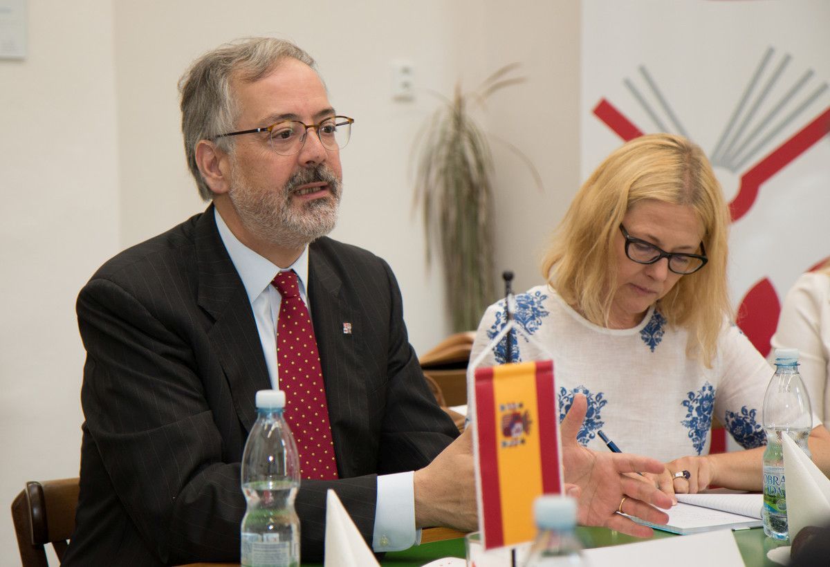 Vysoká škola polytechnická Jihlava přivítala velvyslance Španělska