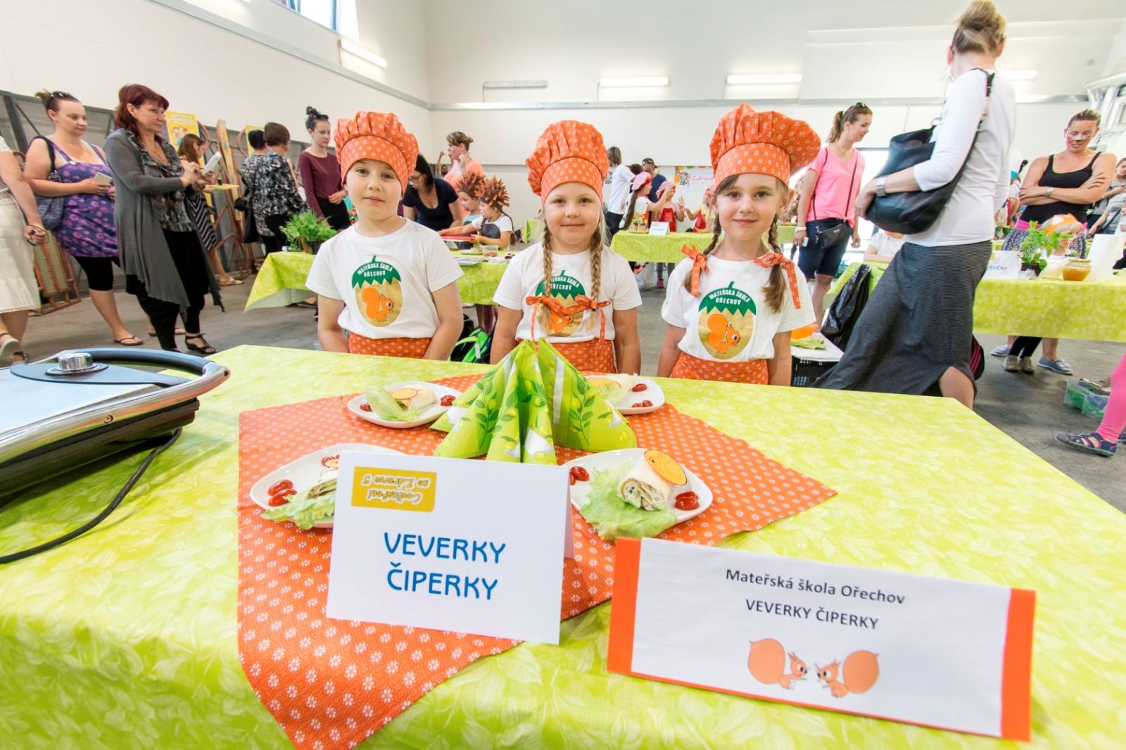 Finále celorepublikové kuchařské soutěže ovládly děti z mateřské školy v Ořechově na Vysočině