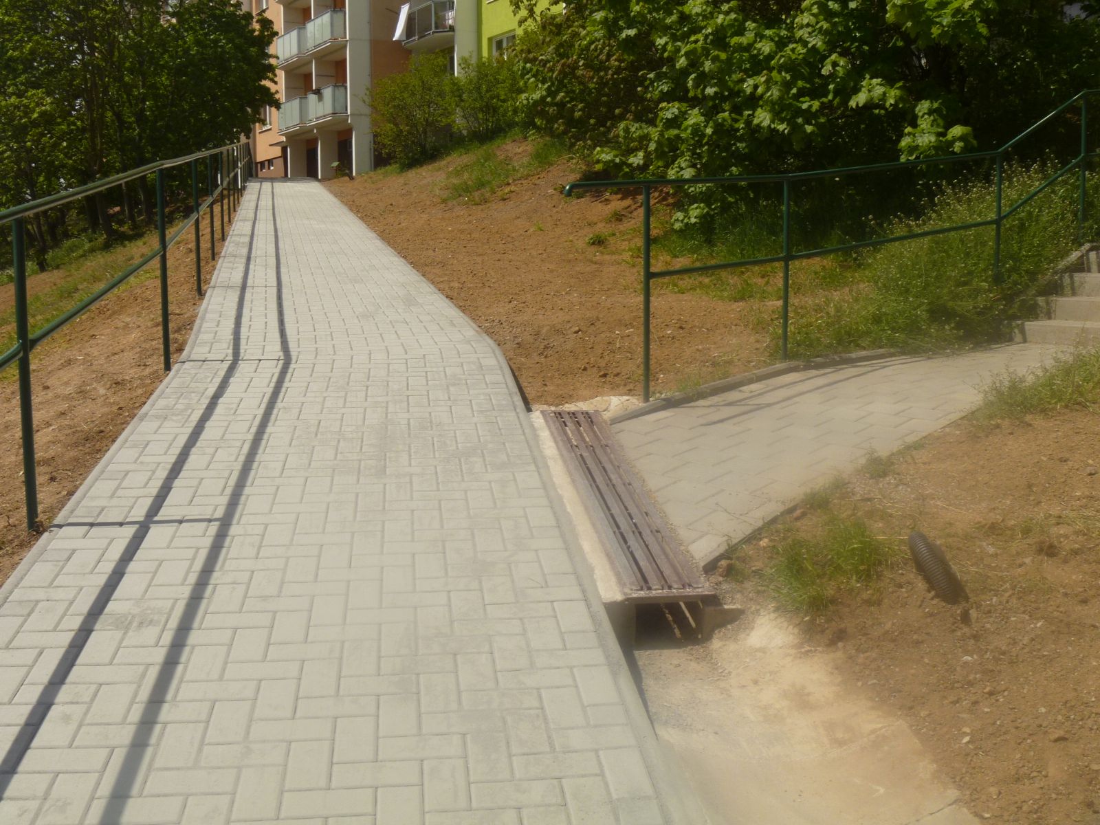 Třebíč má opravené chodníky v ulicích Novodvorská a Brněnská