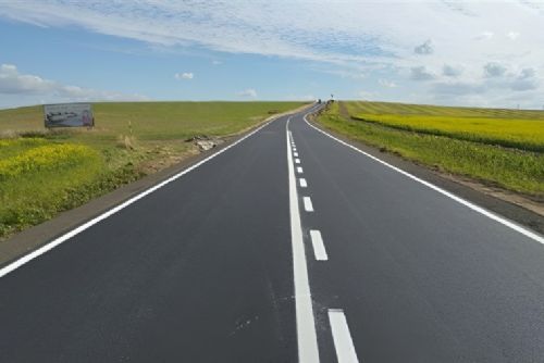 obrázek:Silnice II/150 mezi Světlou a Novou Vsí se 19. října otevře. Modernizace bude pokračovat na jaře