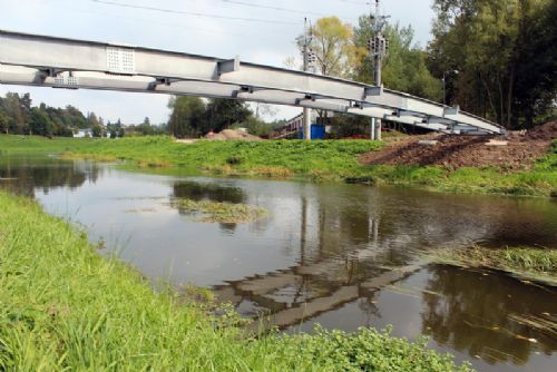 Obrázek - Lávku pro pěší a cyklisty u relaxačního centra Český mlýn v Jihlavě