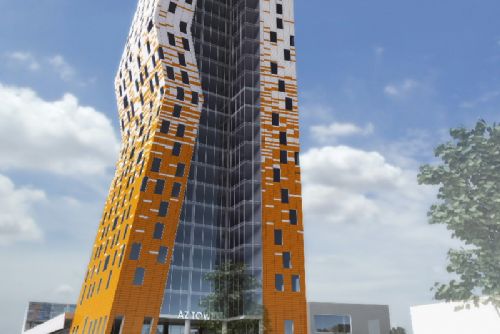 Obrázek - PSJ, a. s. staví nejvyšší český dům - AZ Tower v Brně