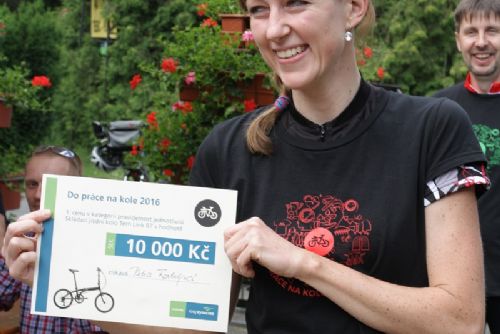 Obrázek - V Třebíči odměnili účastníky kampaně Do práce na kole 2016