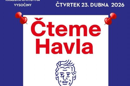 obrázek:Čteme Havla přinese do Vysočiny programy k připomínce Světového dne knihy