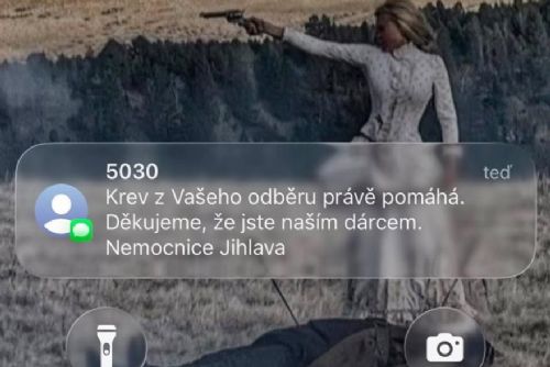 obrázek:Jihlavská nemocnice posílá dárcům SMS, když jejich krev pomáhá pacientům