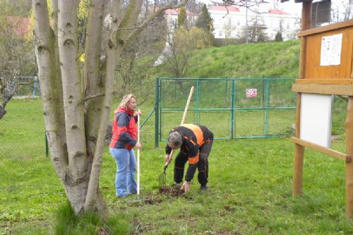 Obrázek - Účastníci akce Čistá Vysočina v Rozsochatci