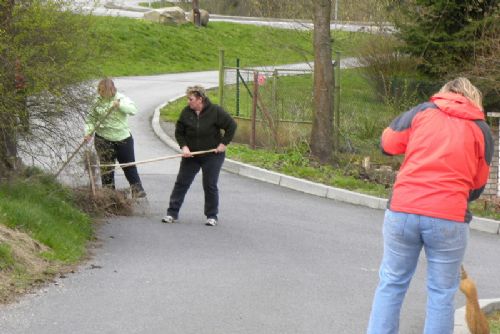 Obrázek - Účastníci akce Čistá Vysočina v Rozsochatci