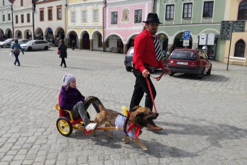 Obrázek - Zábavu si v Telči našly také děti. Foto: Marie Majdičová