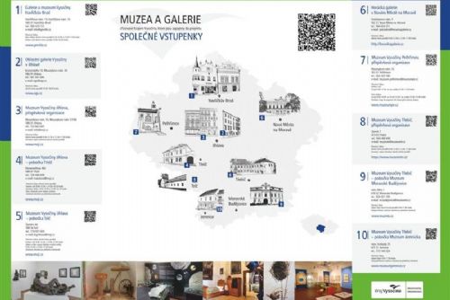 obrázek:Společná vstupenka na Vysočině otevírá cestu do muzeí a galerií. Platí dva roky a nabízí až 12 vstupů