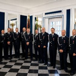 Hasiči z Plzeňského kraje převzali ocenění za dlouholetou službu. Slavnost hostil zámek Kozel