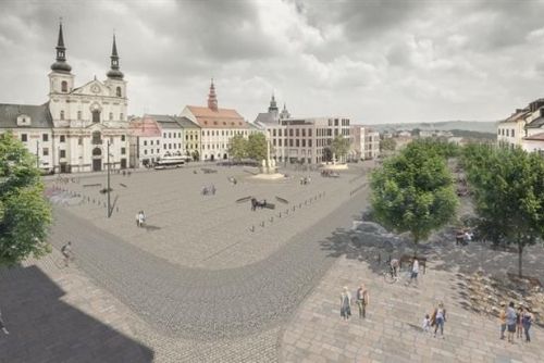 obrázek:Masarykovo náměstí v Jihlavě čeká velká proměna. Diskuse o podzemních garážích ale trvá