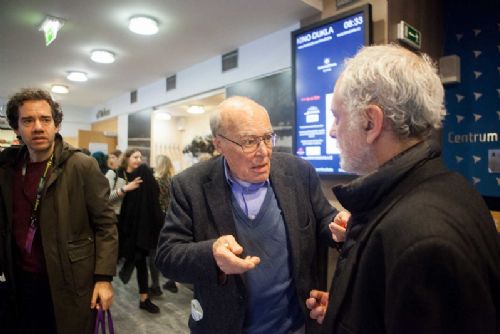 Obrázek - Marcel Ophuls v jihlavském kině, foto: Antonín Matějovský