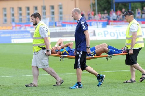 Foto: Fotbalisté FC Vysočina nestačili na Plzeň, navíc přišli o kapitána Lukáše Vaculíka  